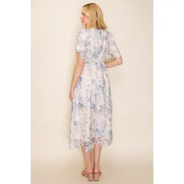 JADE LACE MIDI DRESS