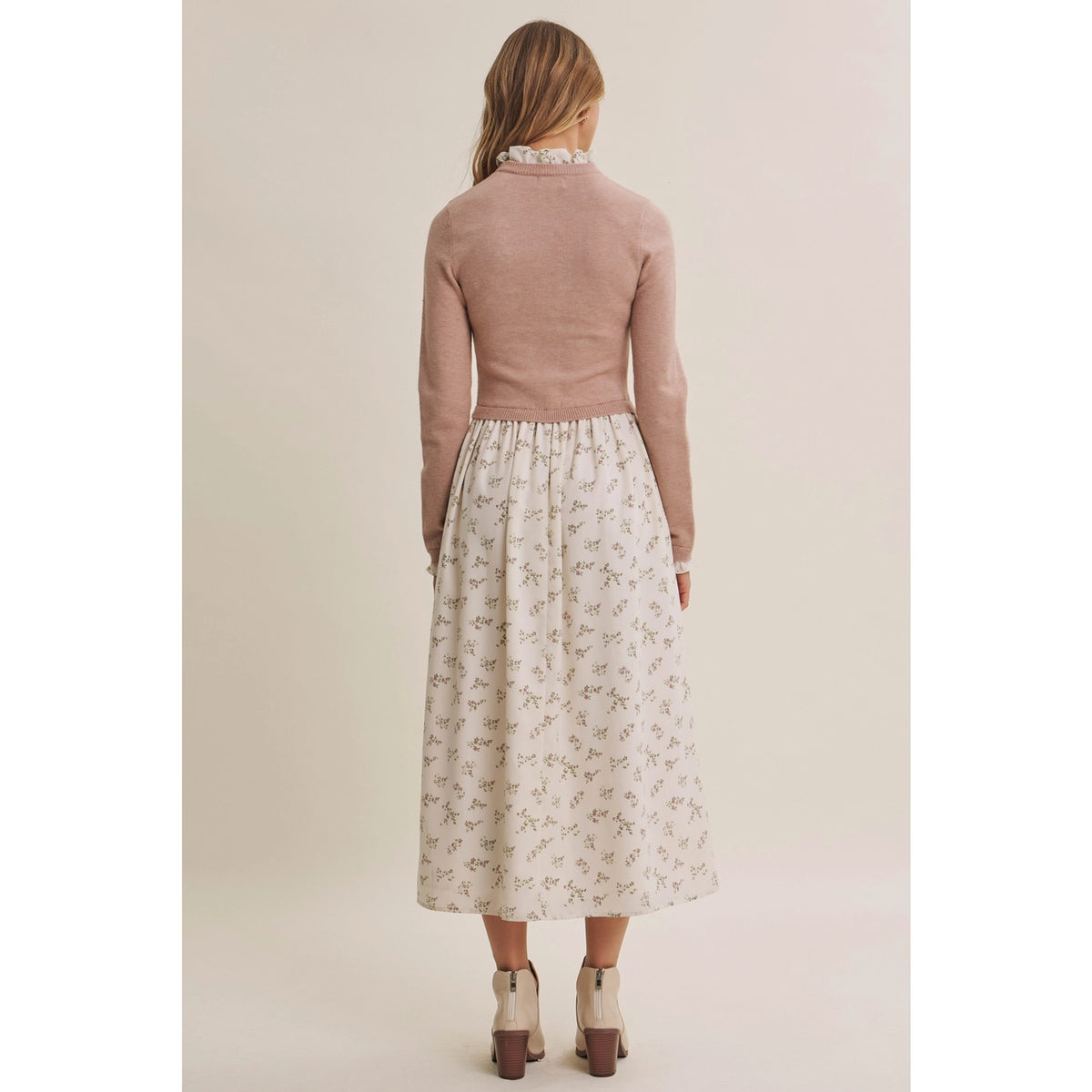 CORALIS SWEATER MIDI DRESS