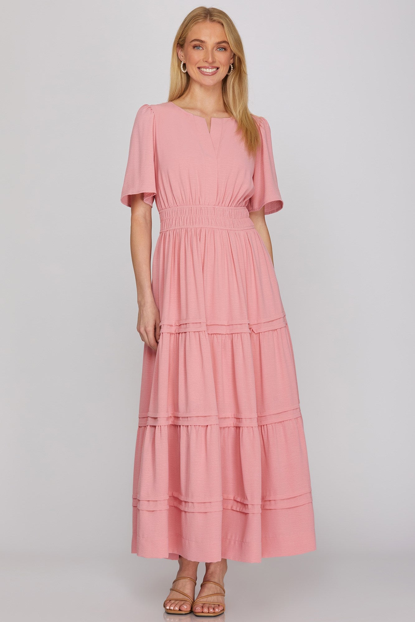 Brenda Woven Maxi Dress