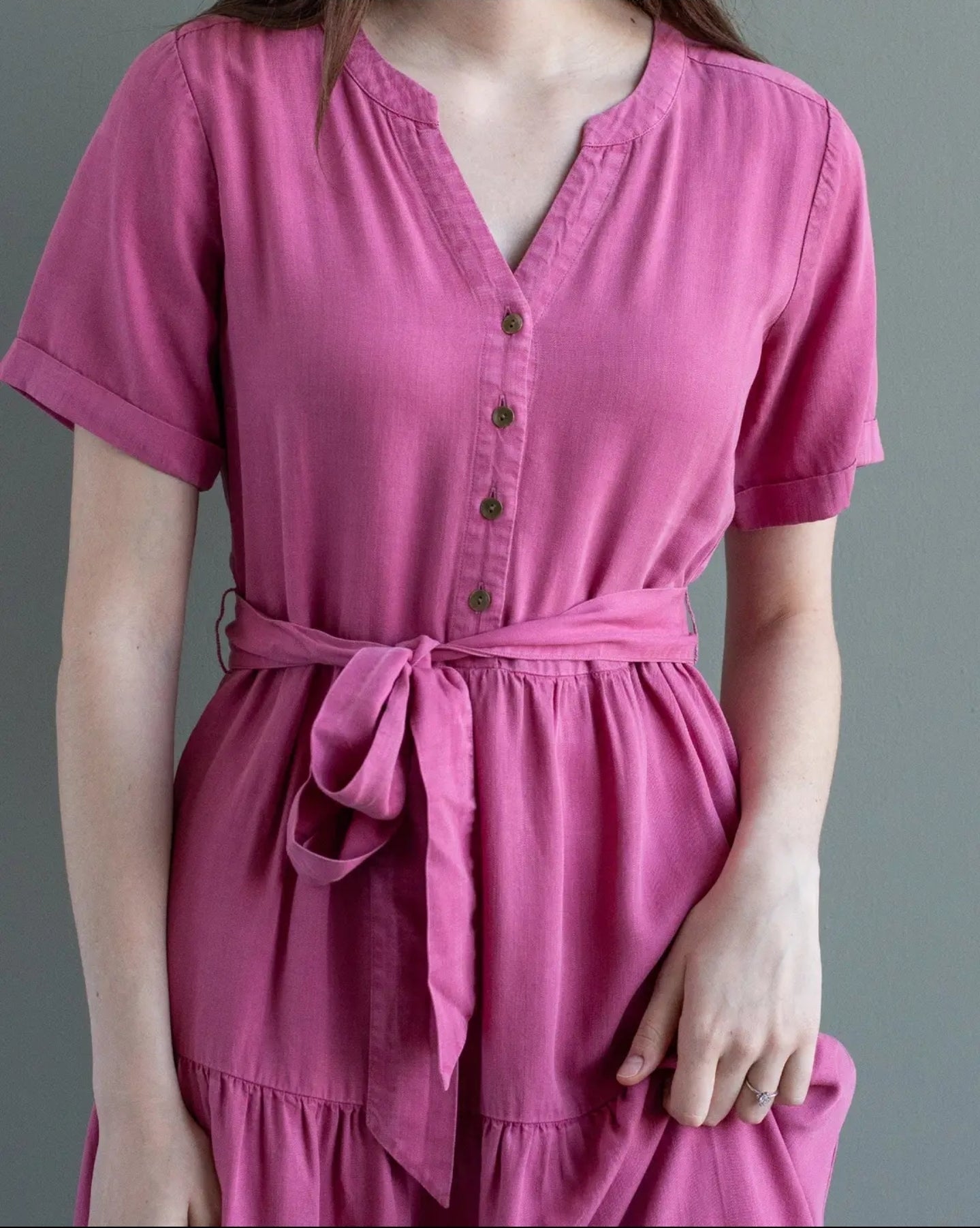 Rose midi dress
