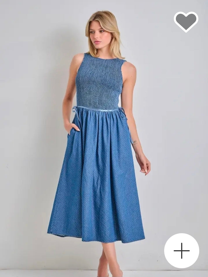 modest denim dress Dress: Style for Every Occasion Having a gathered flare Women's Chambray Dress | Modest
