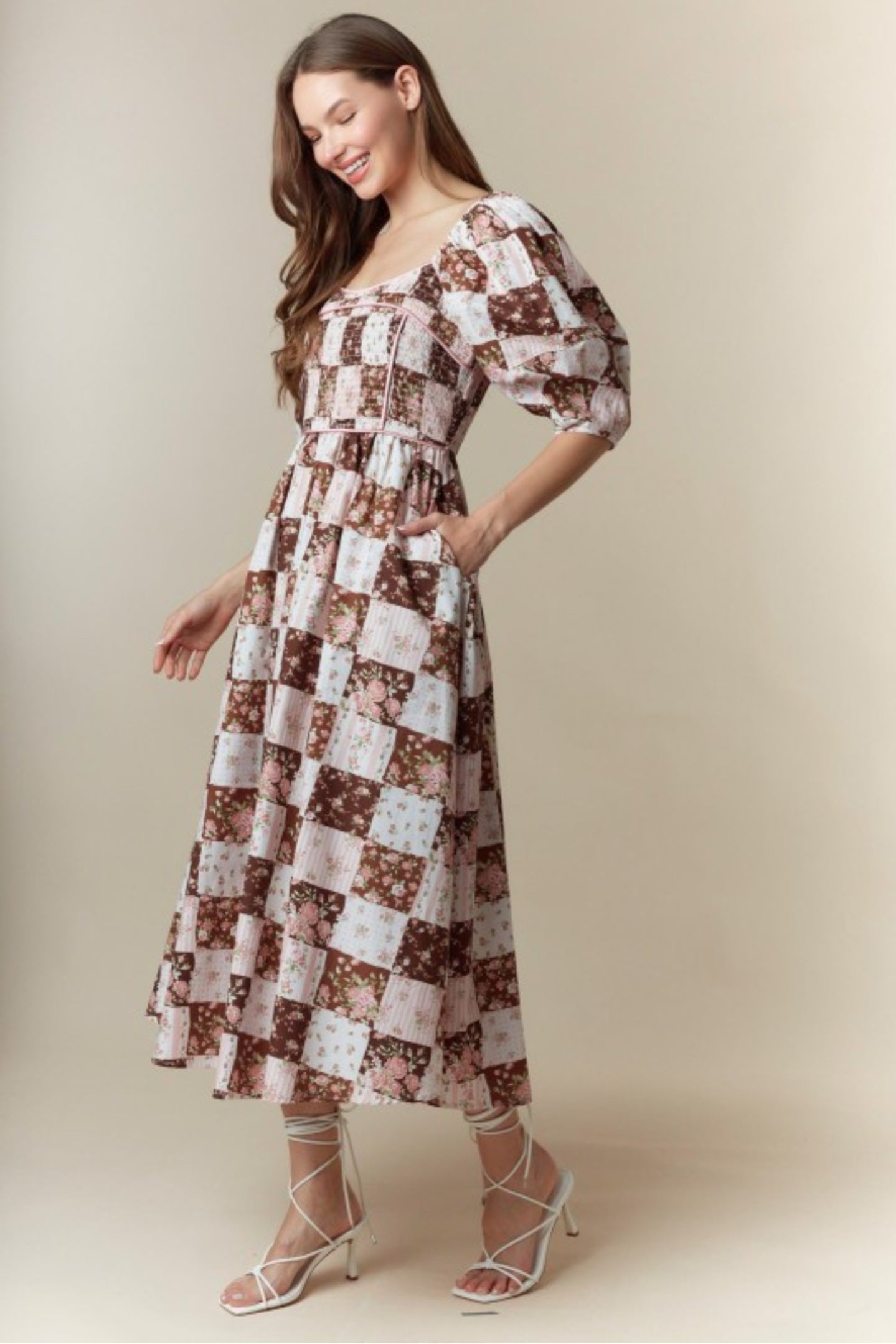 Melania Dress 🌸🤎