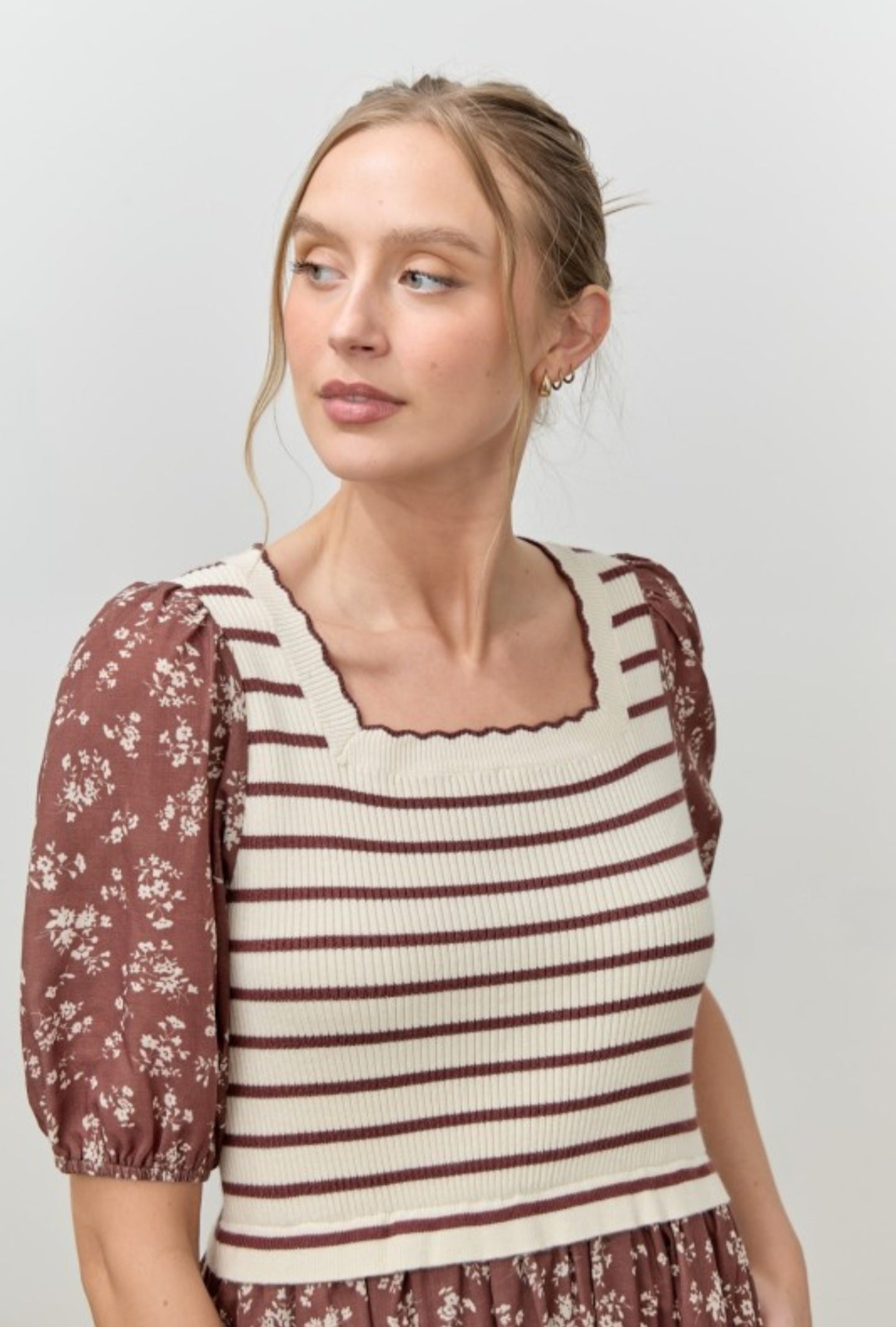 Sweater Top midi dress