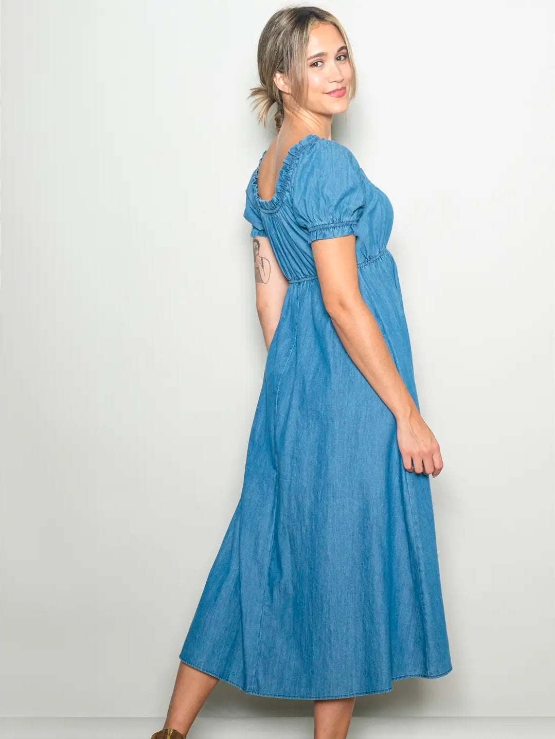 Priscila Denim - Midi Dress