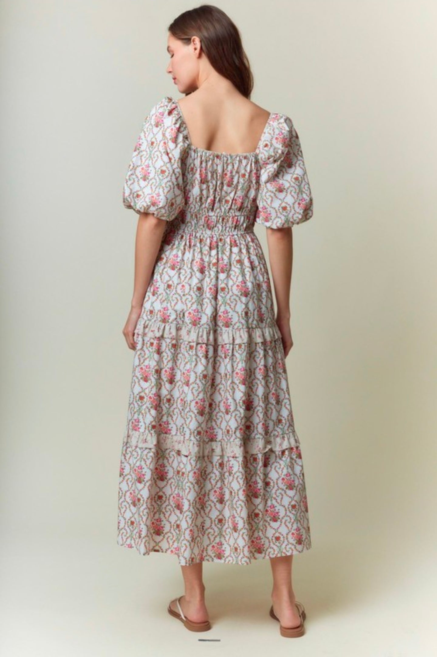 Karen Ruffled Maxi Dress