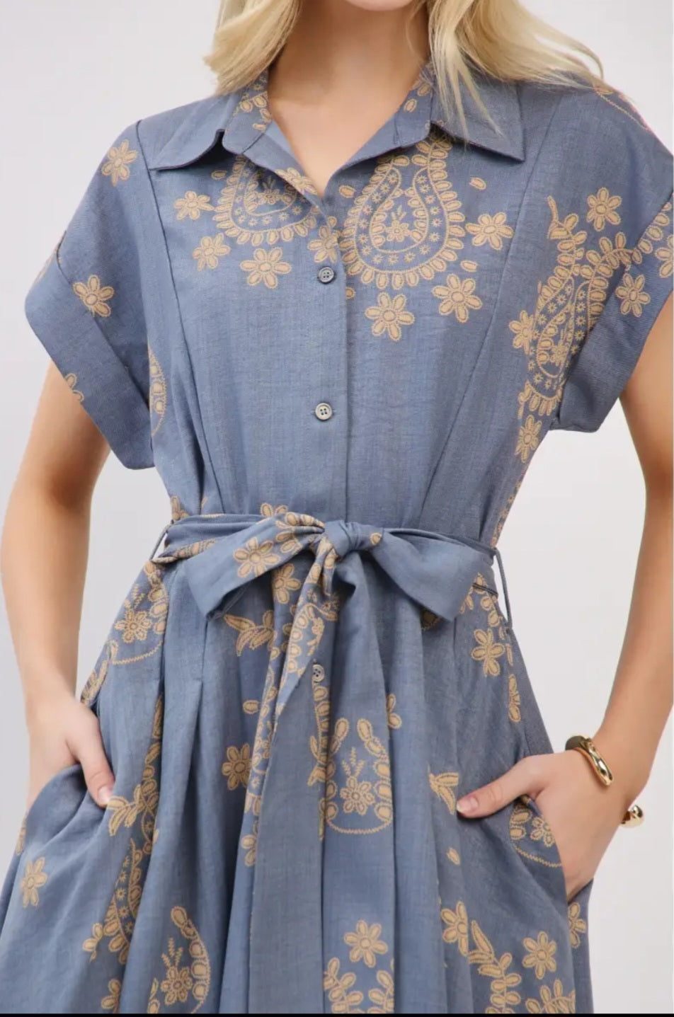 Sonia Woven Midi Dress