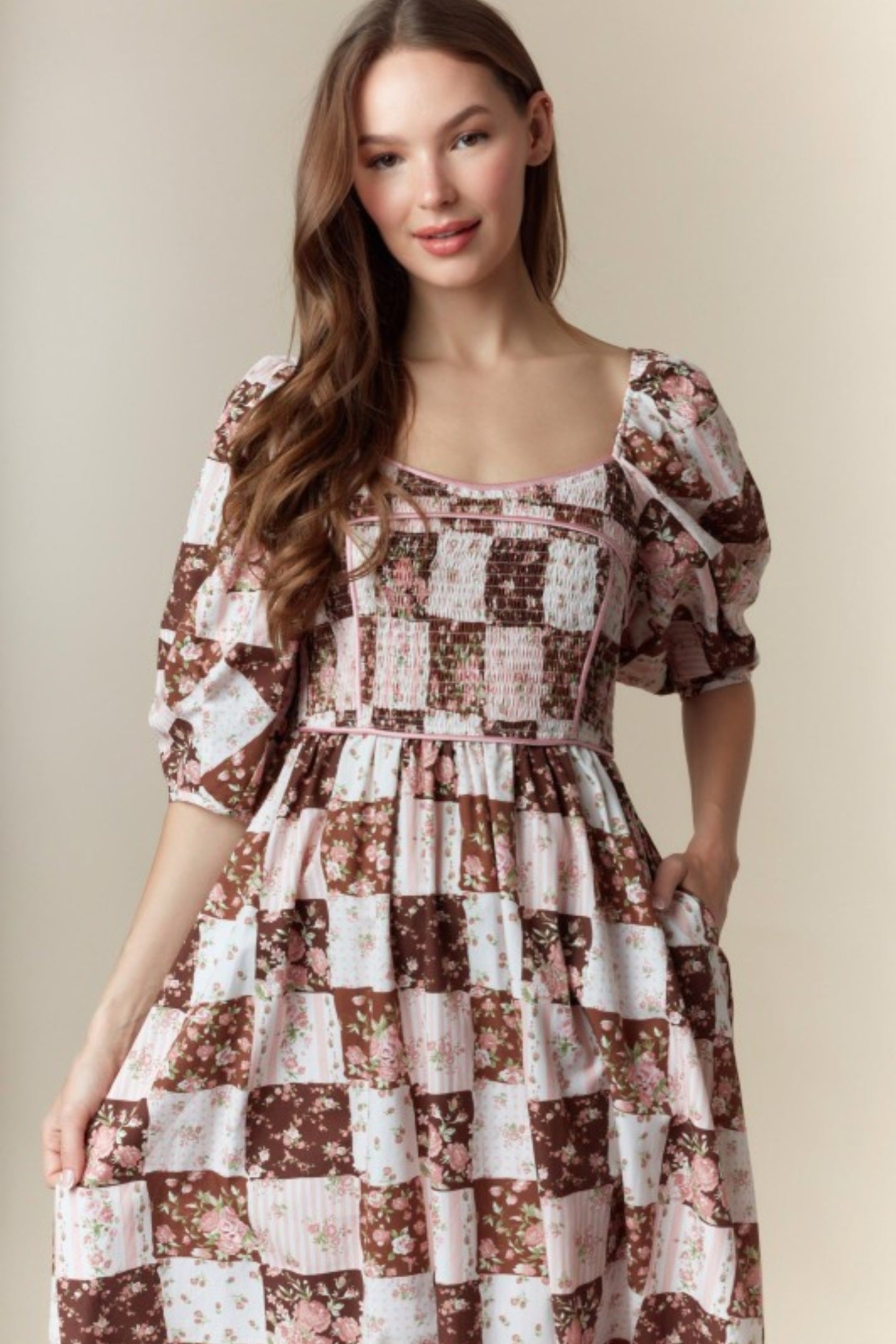 Melania Dress 🌸🤎