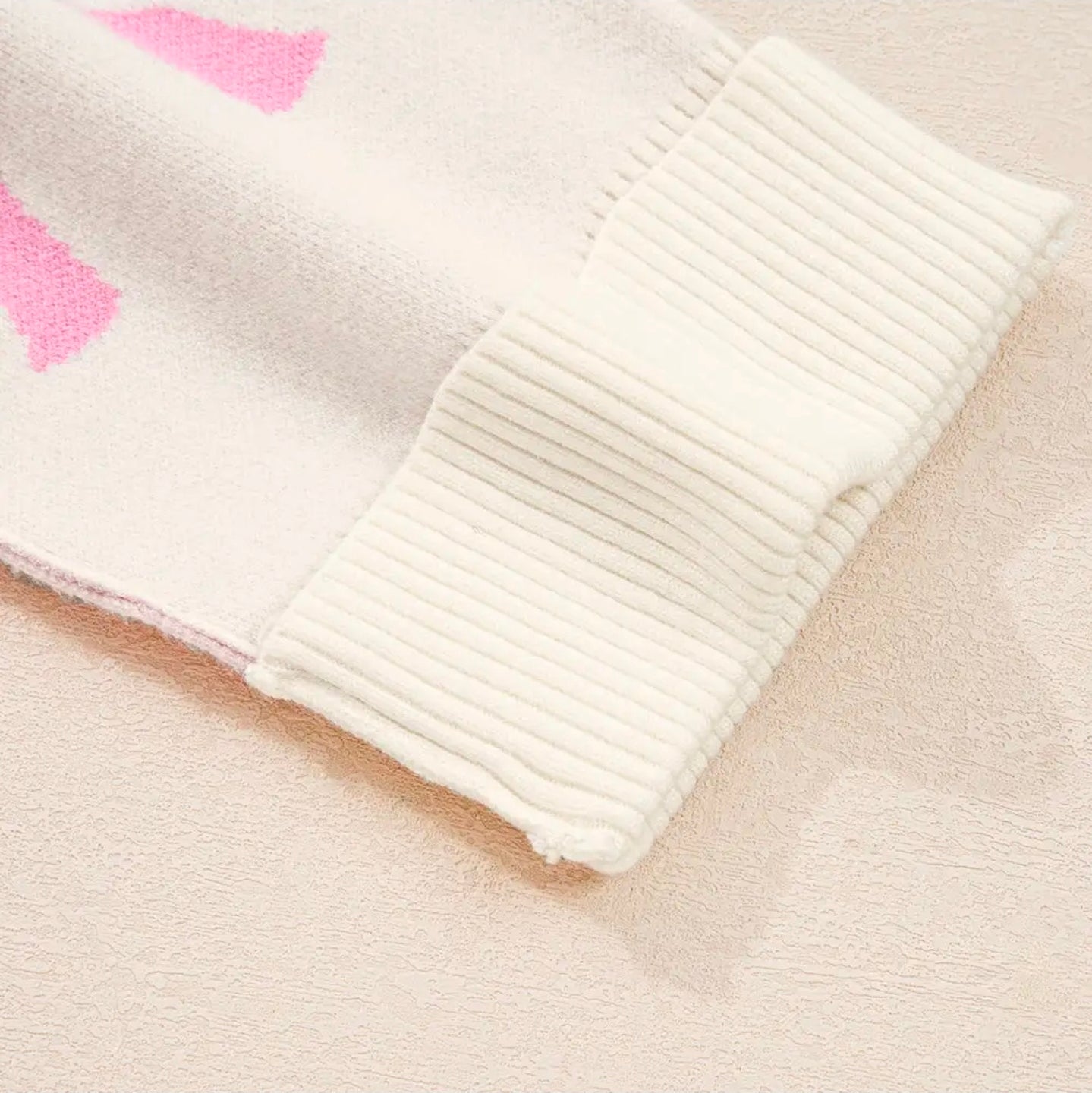 Coquette Bow Ribbed Sweater