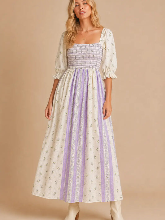 CHARLOTTE MAXI DRESS-LAVANDA