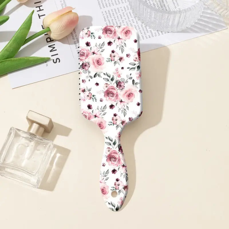 FLORAL PRINTED HAIR BRUSH
