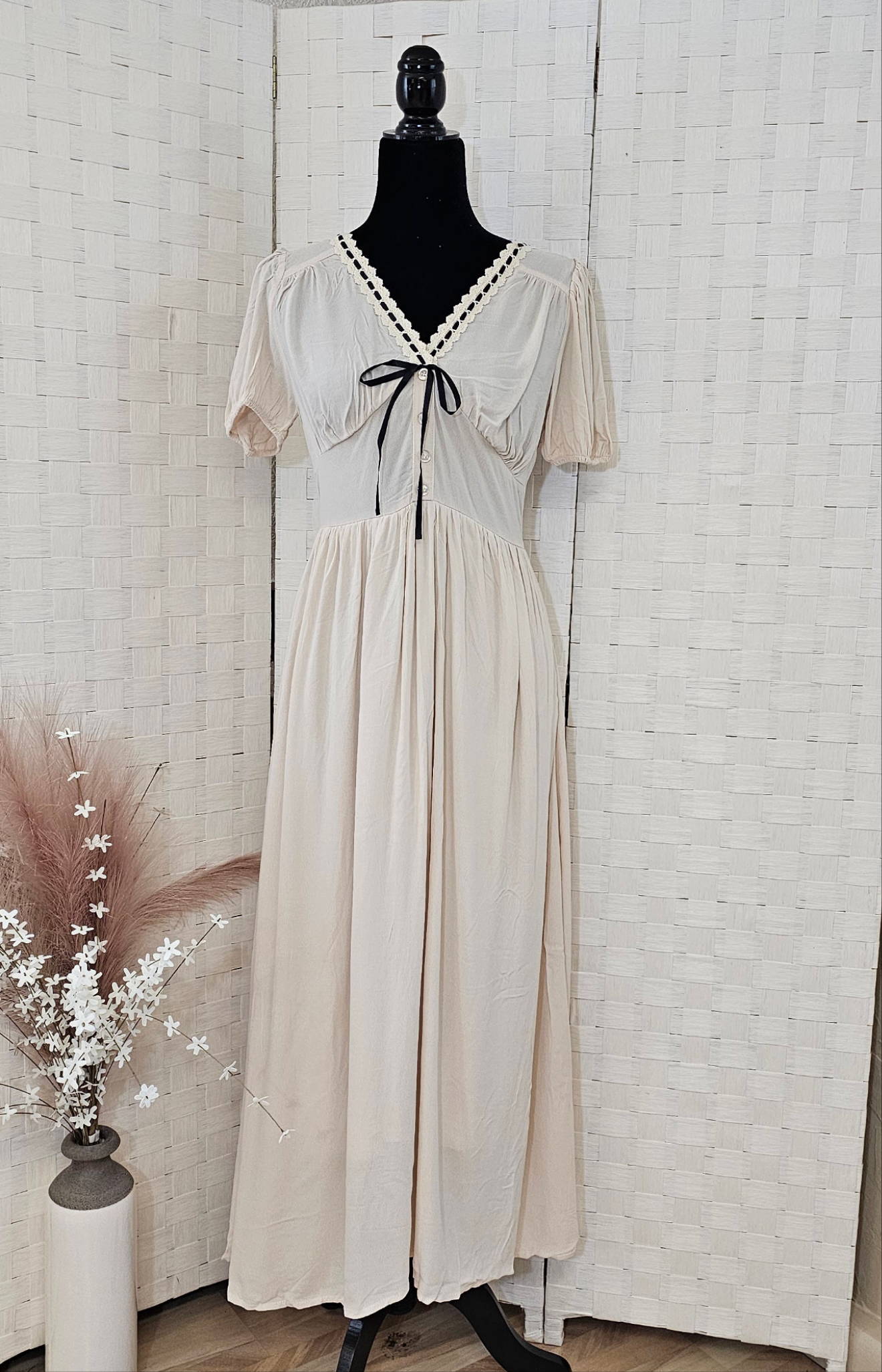 Sindy Midi Dress- Ivory