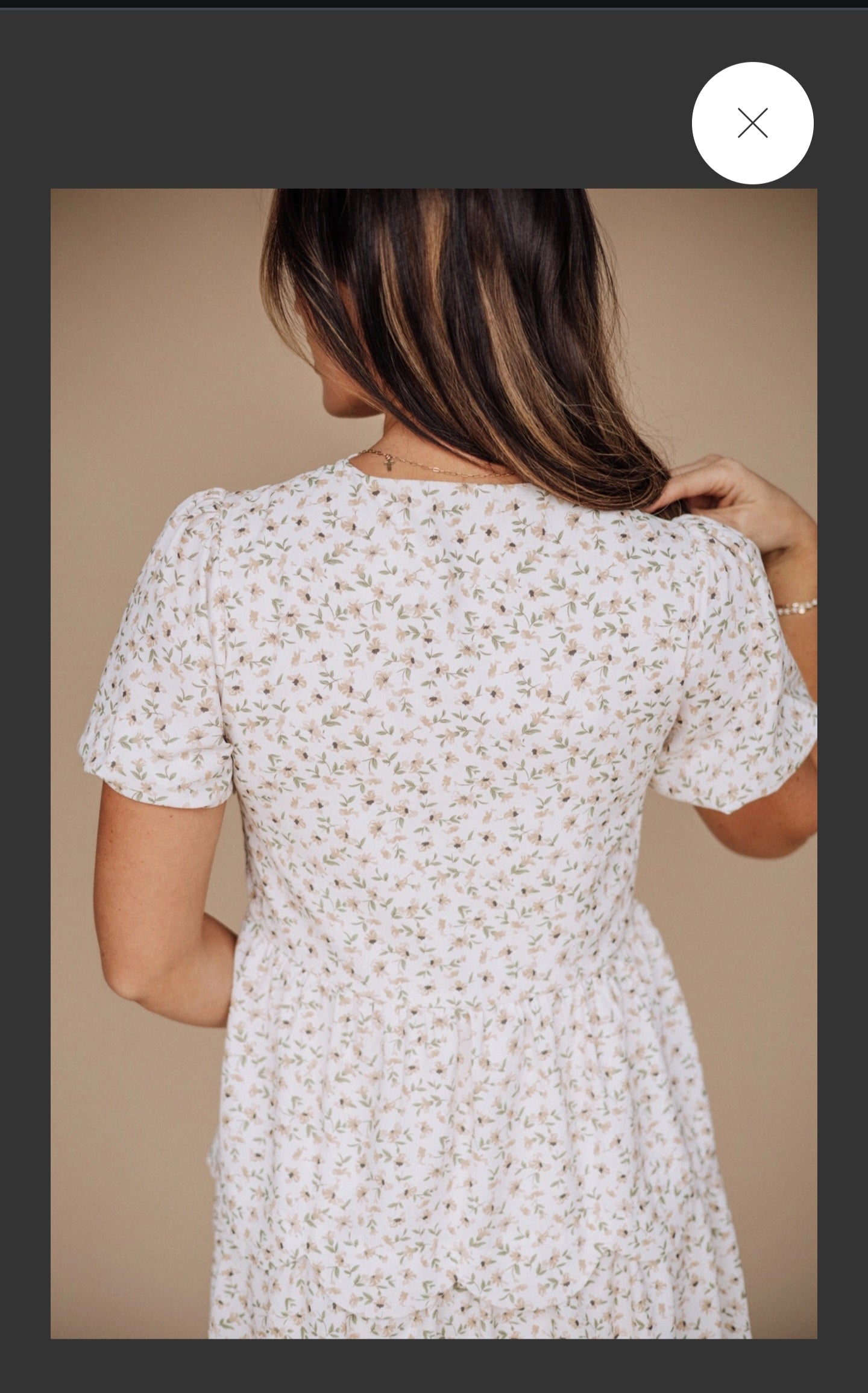 Aisha tiered midi dress
