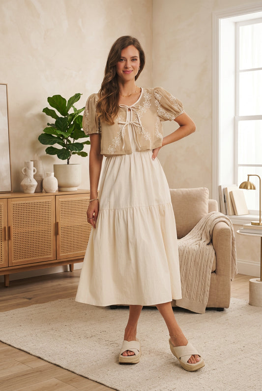 ROXAN MIDI DRESS SET