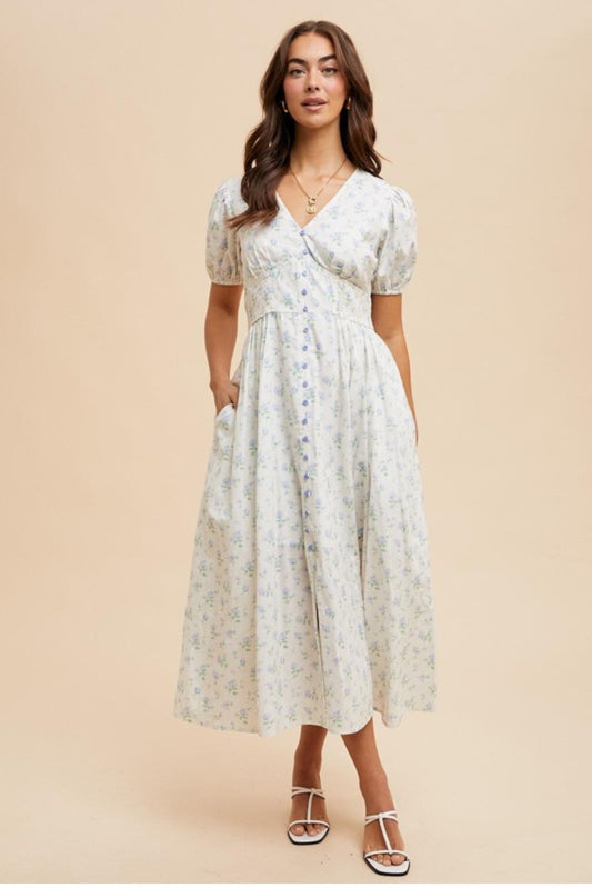 Melissa buttoned down maxi dress