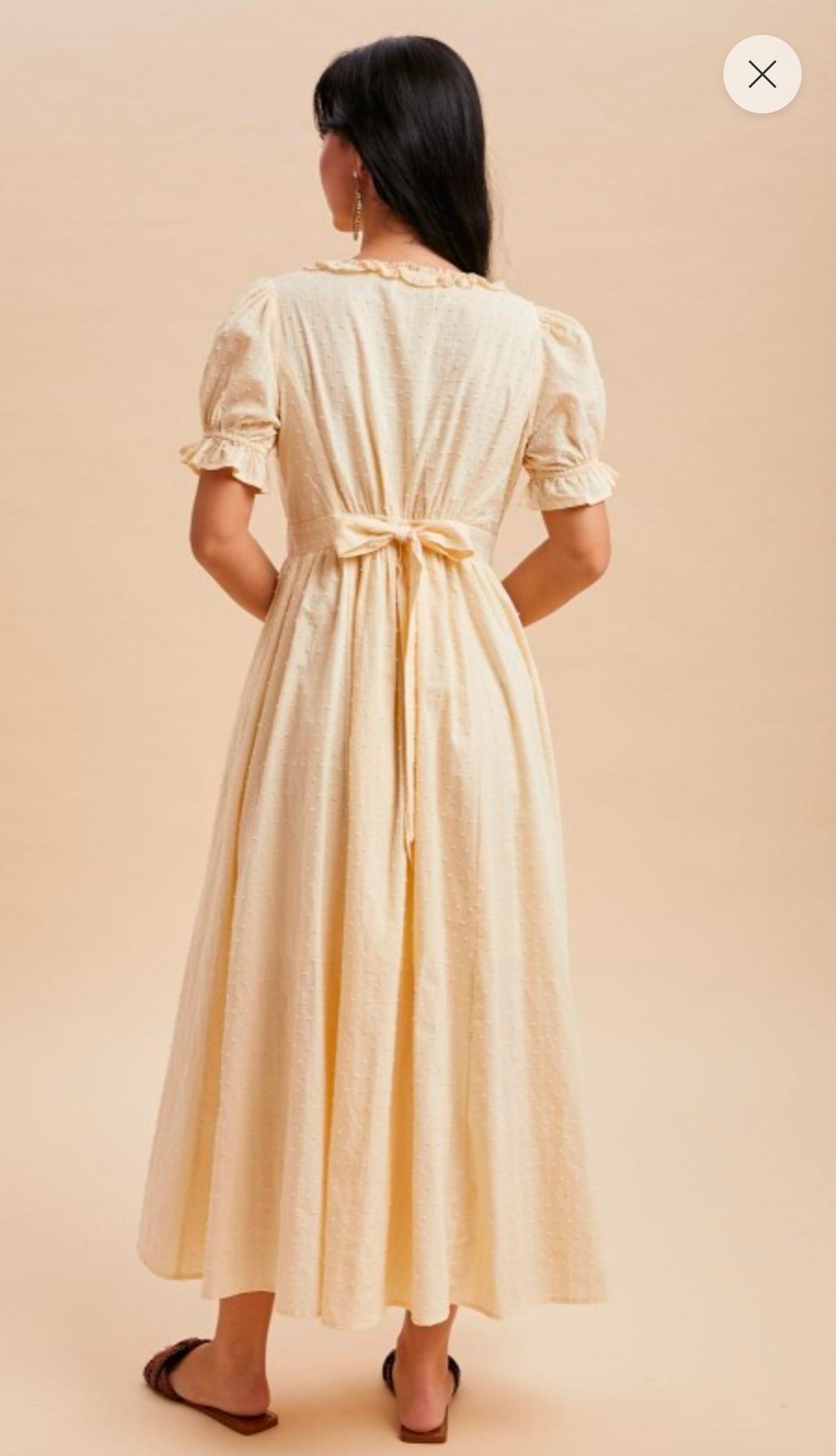 Marbella Textured Midi Dress
