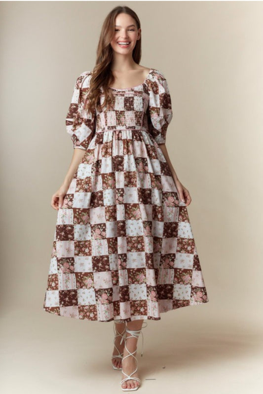Melania Dress 🌸🤎