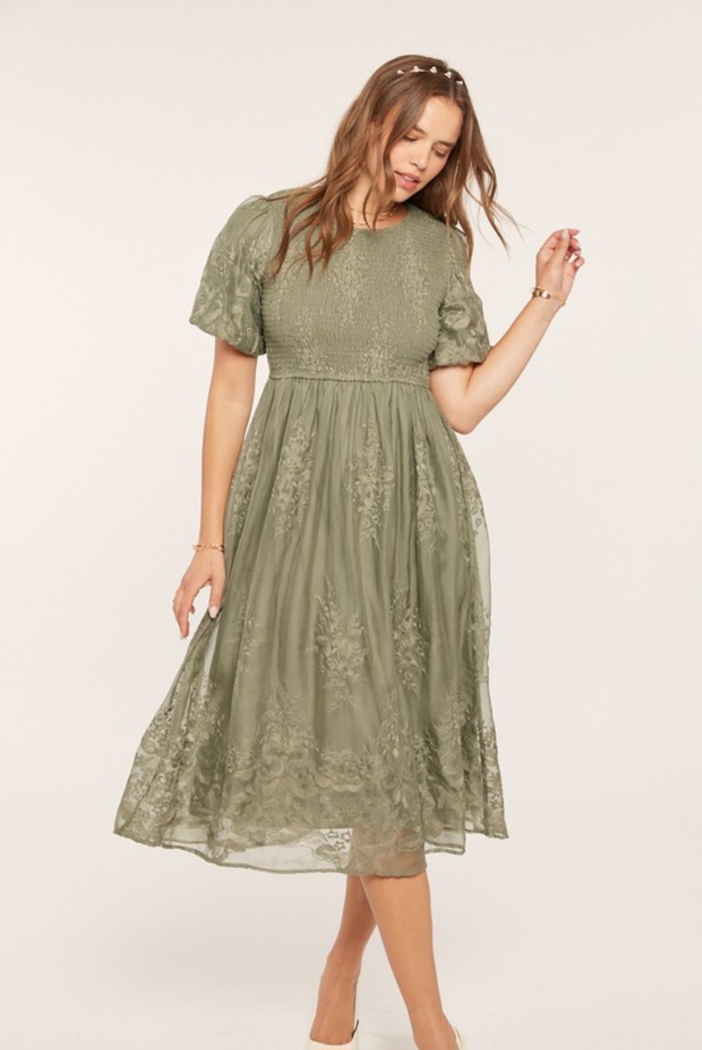 Raquel Emboidered Dress