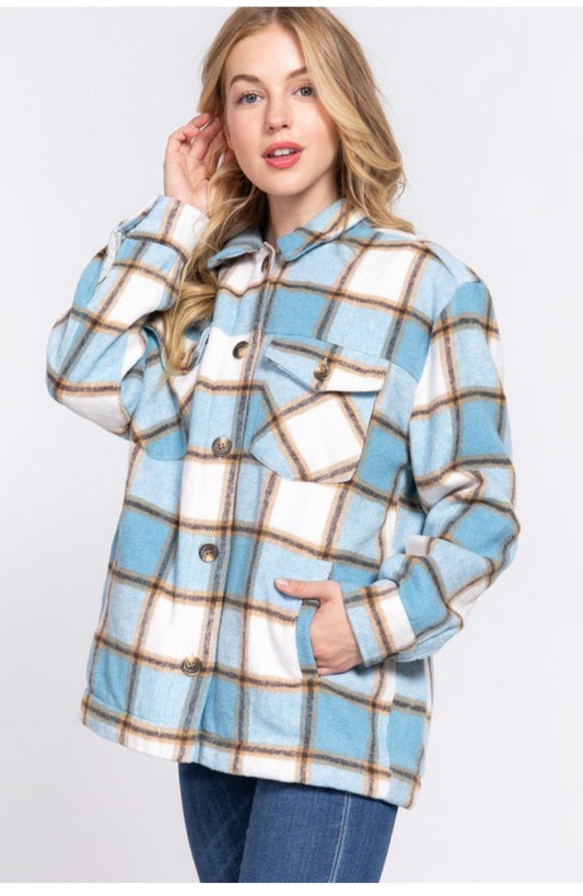 Cozy Jacket-Blue