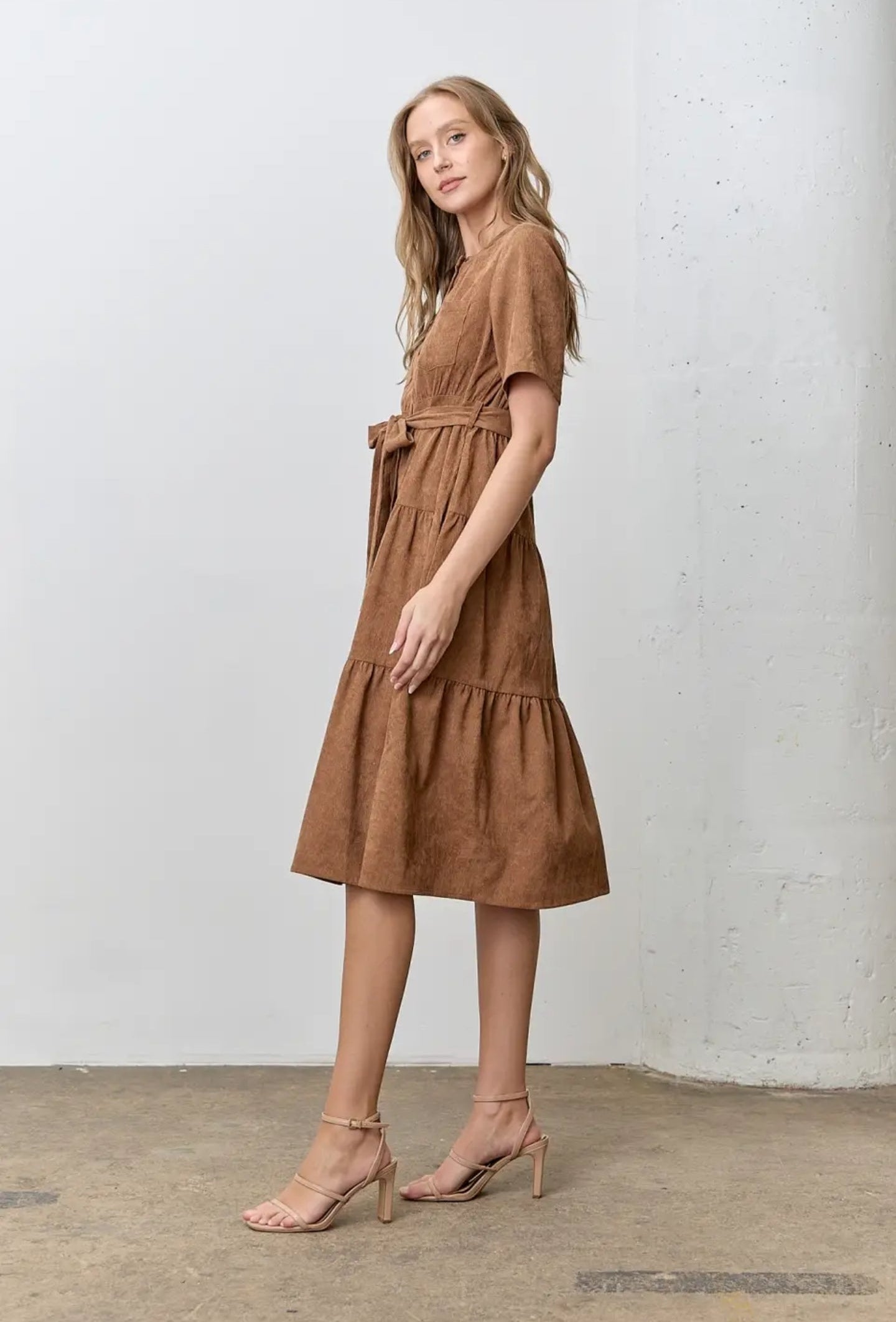 Corduroy Midi Dress