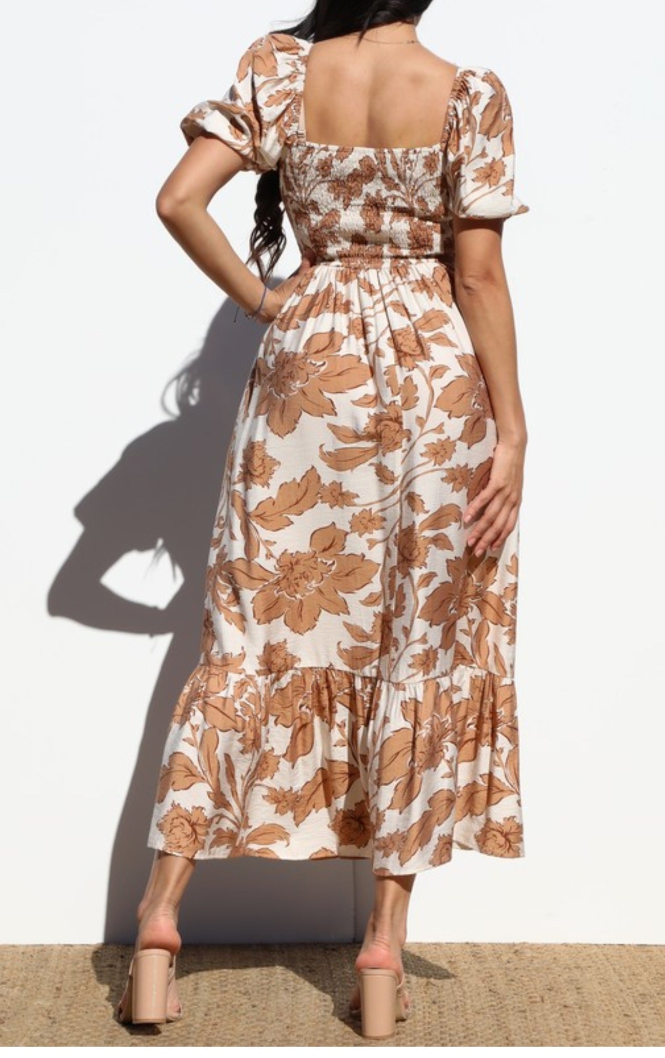 Nilah Woven Midi Dress