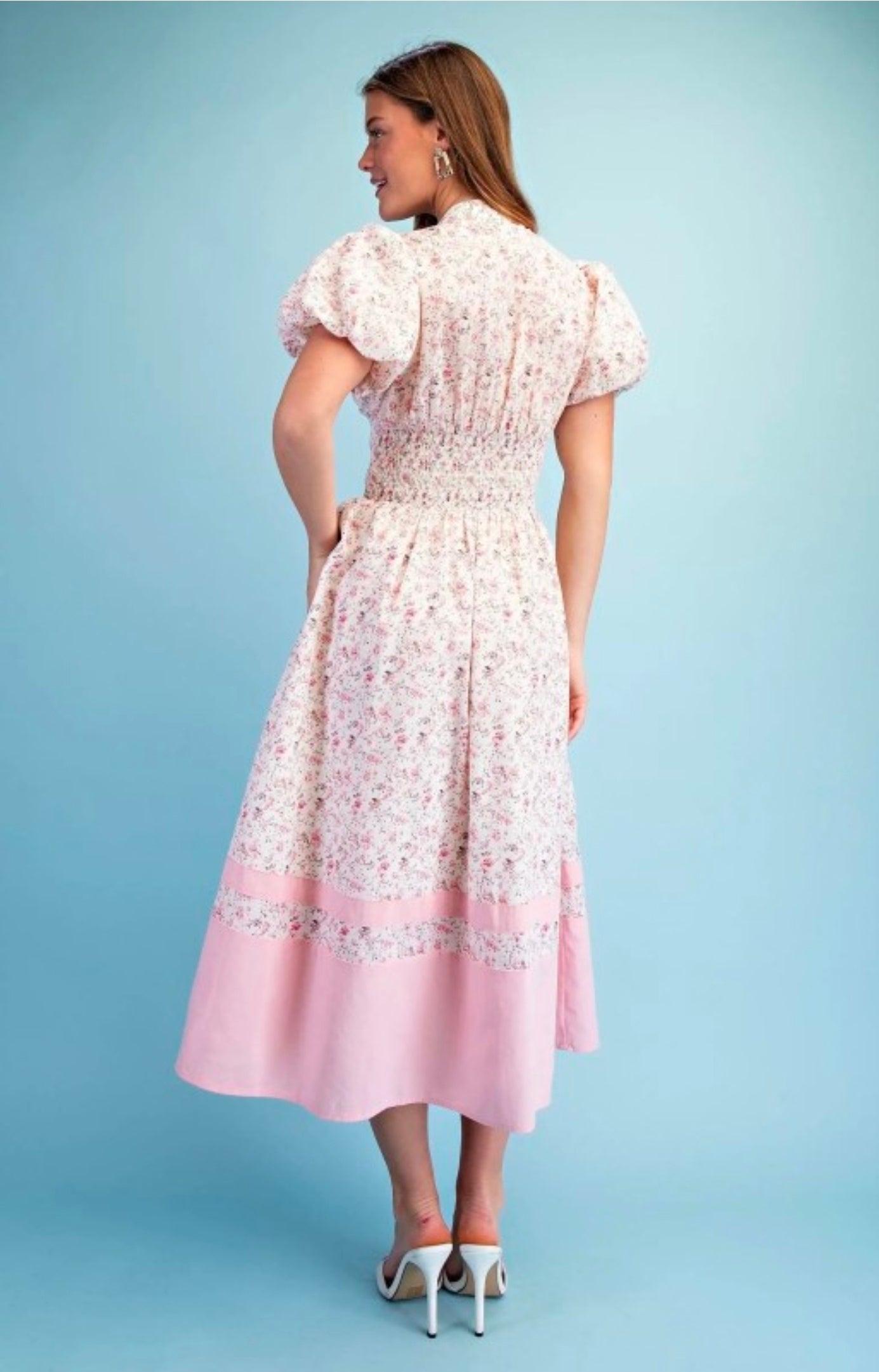 Vania Floral Midi Dress 🌸