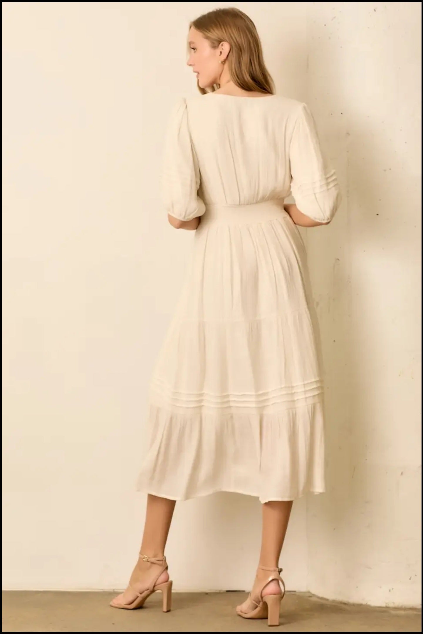 Ivory Midi Dress
