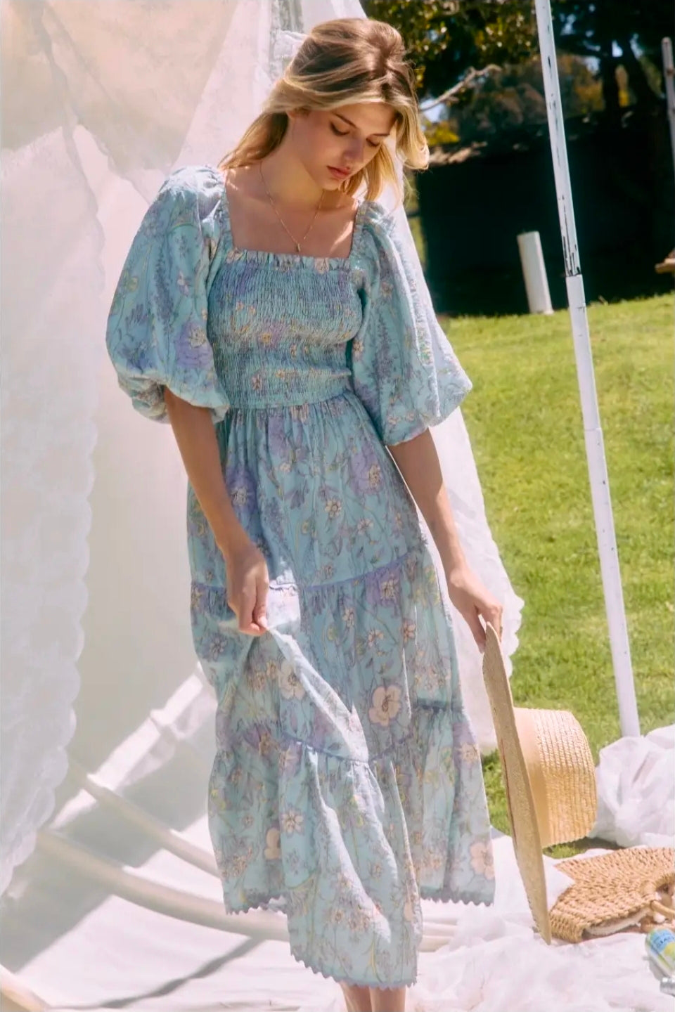 Destiny Smoked Midi Dress