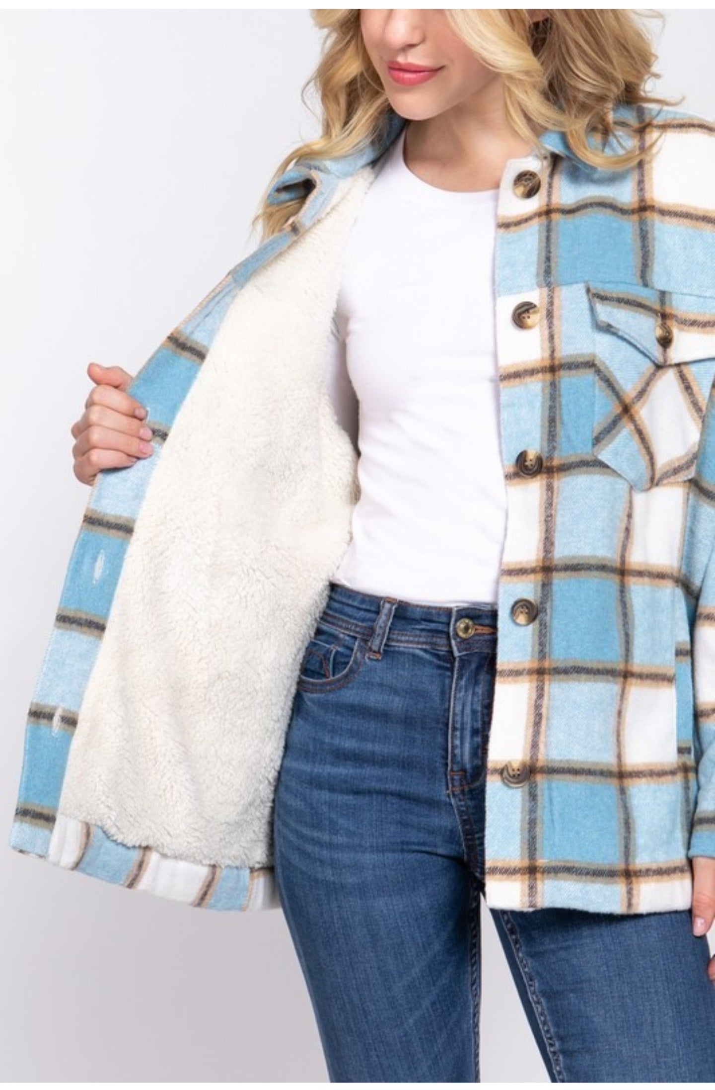 Cozy Jacket-Blue