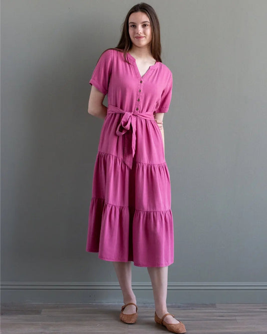 Rose midi dress