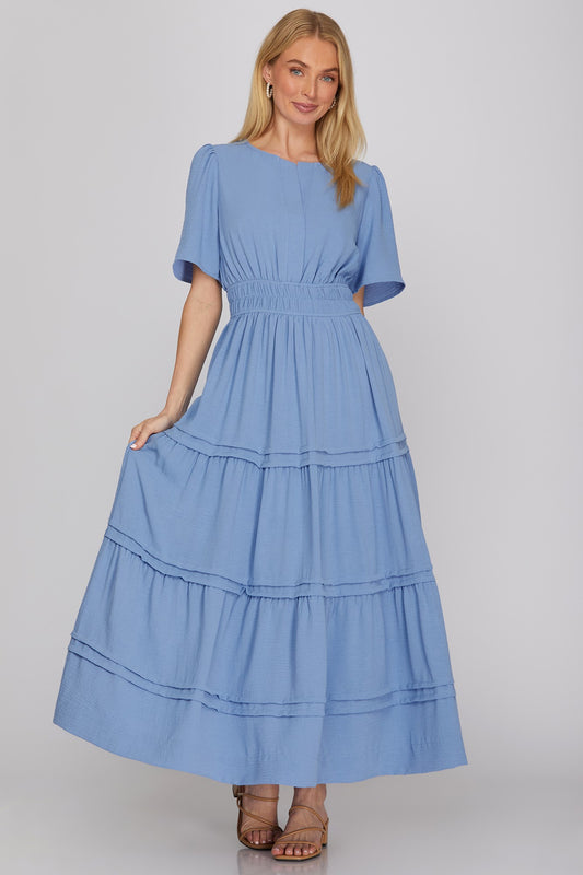 Brenda Woven Maxi Dress