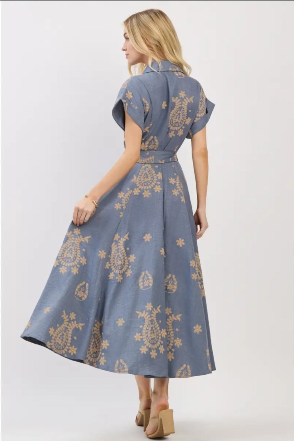 Sonia Woven Midi Dress