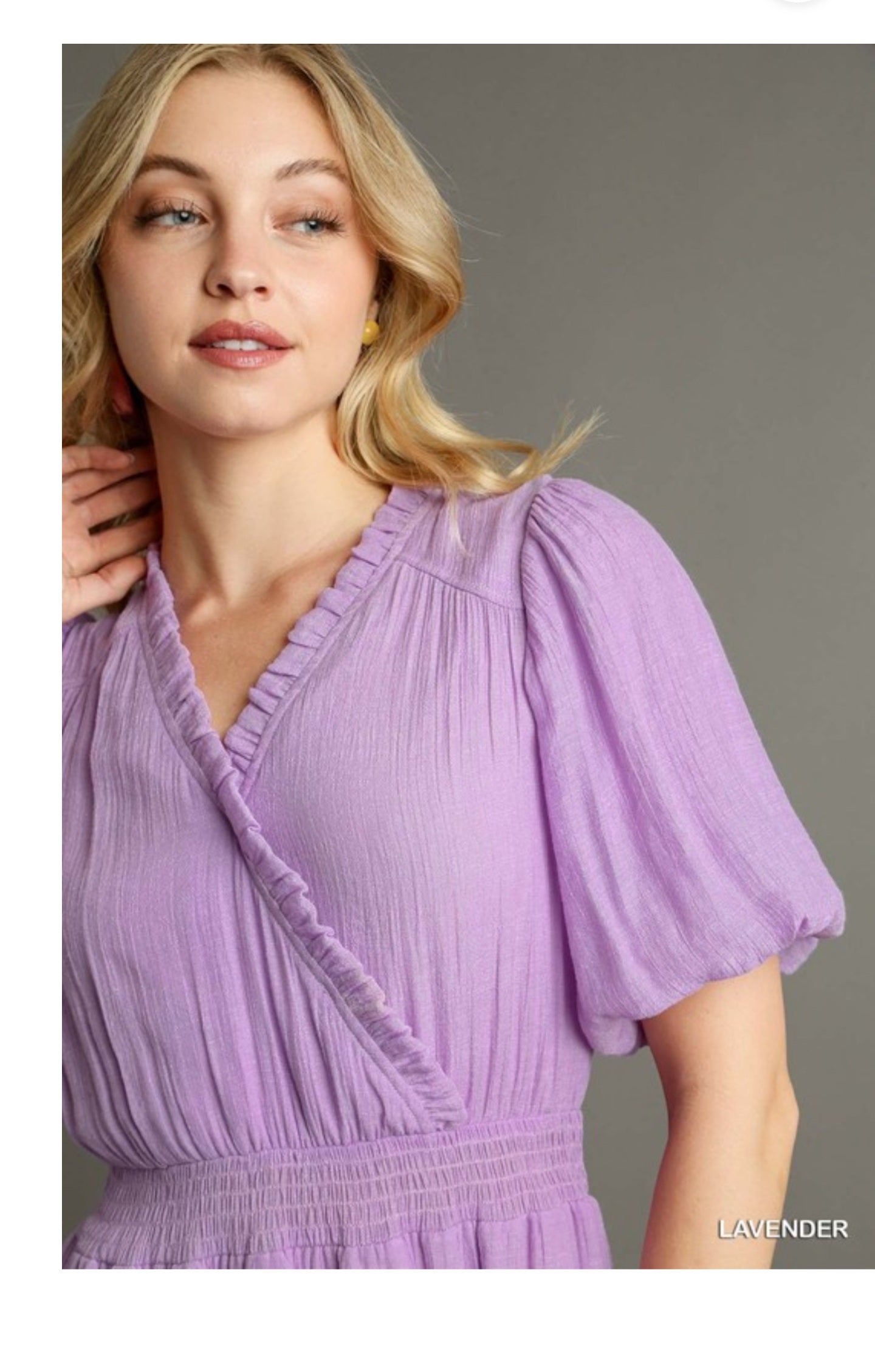 Lilac midi dress