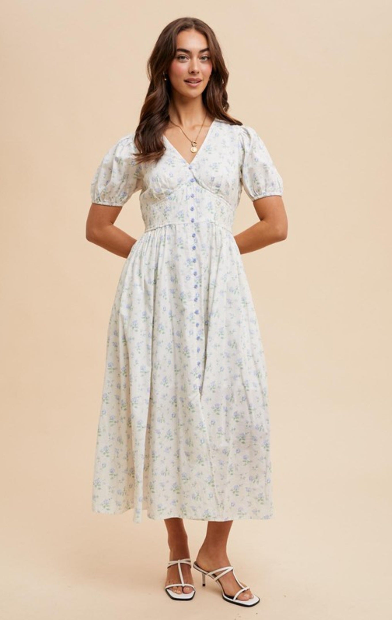 Melissa buttoned down maxi dress