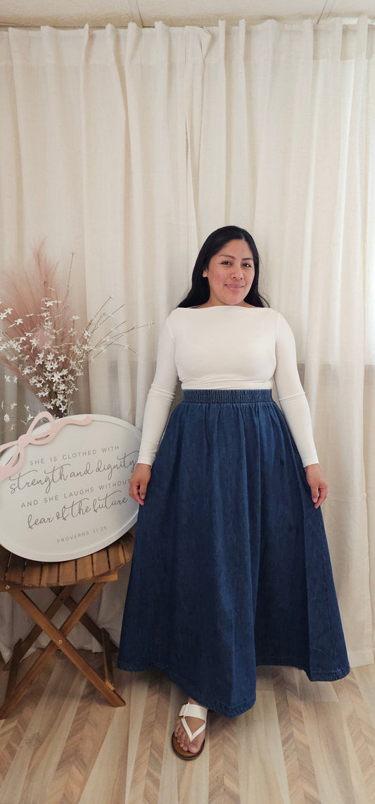 Yamileth Denim Skirt