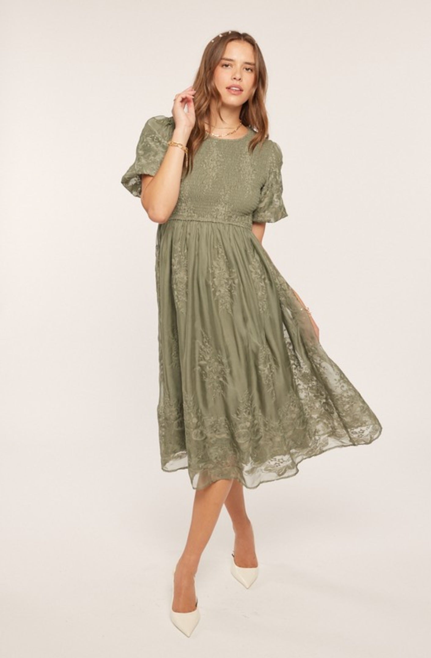 Raquel Emboidered Dress