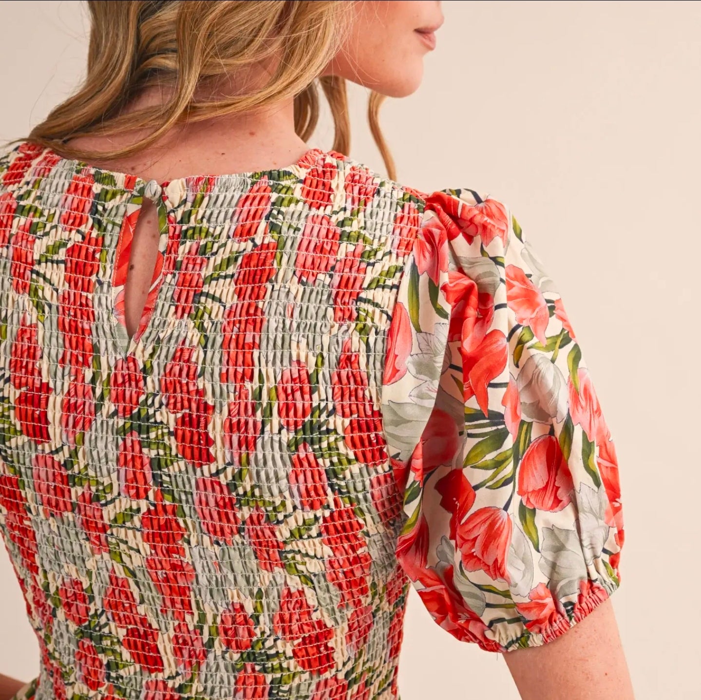Margaret Ruffled Midi Dress