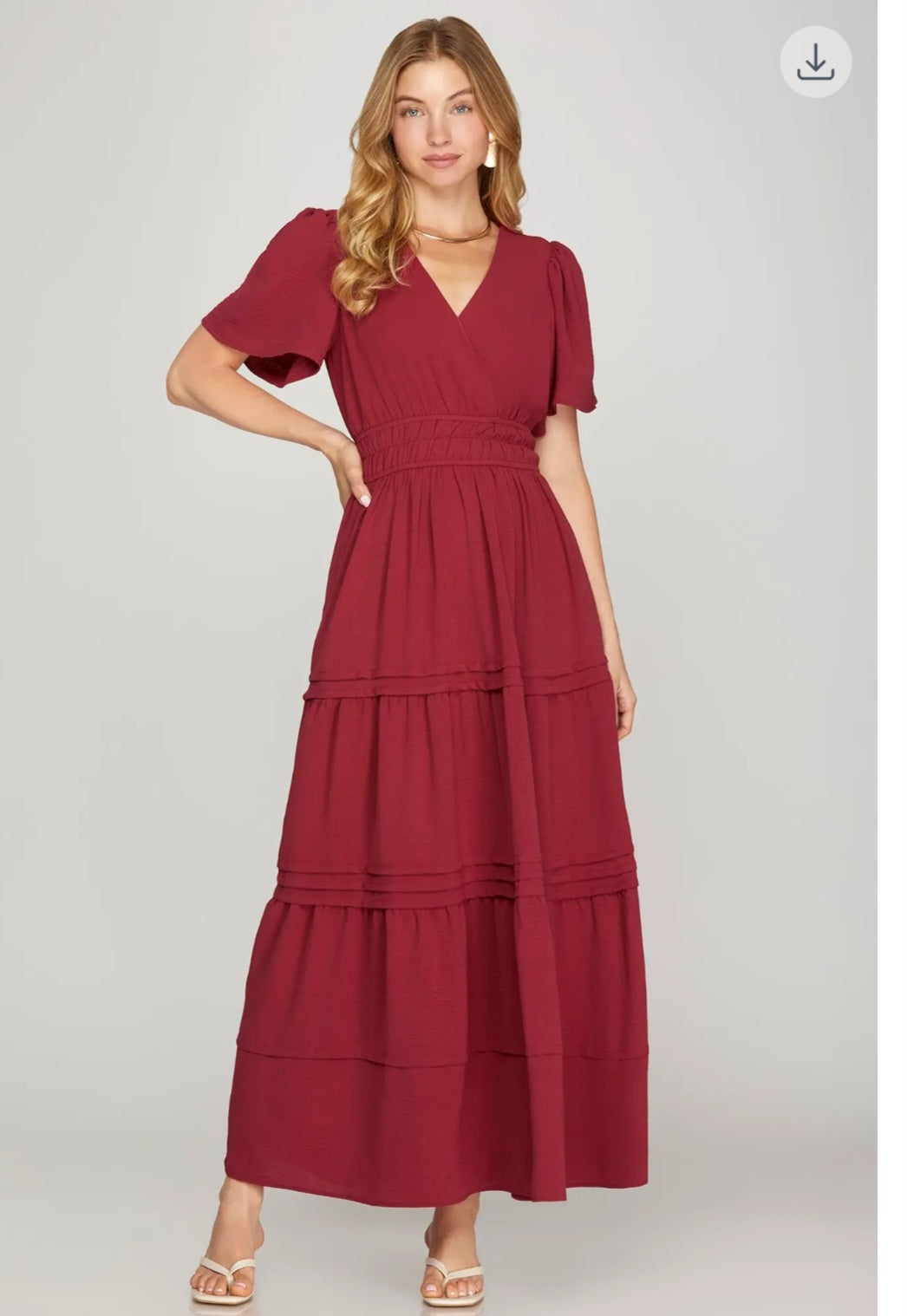 Mirza woven maxi Dress